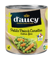 Petits pois extra fins et carottes