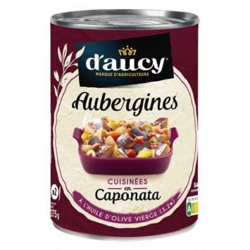 Aubergines cuisinées en caponata