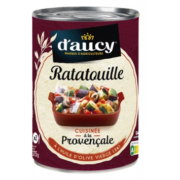 Ratatouille cuisinée à la provençale