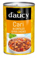 Cari de Lentilles et Pois Chiches