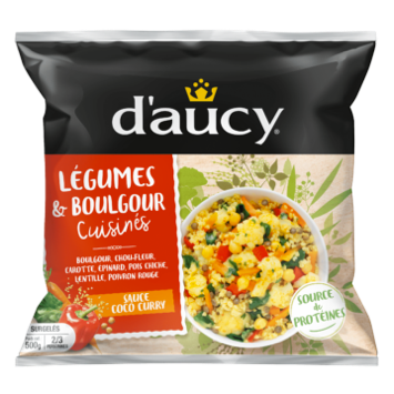 Légumes et boulgour cuisinés