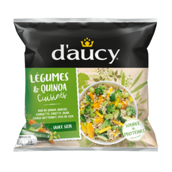 Légumes et quinoa cuisinés