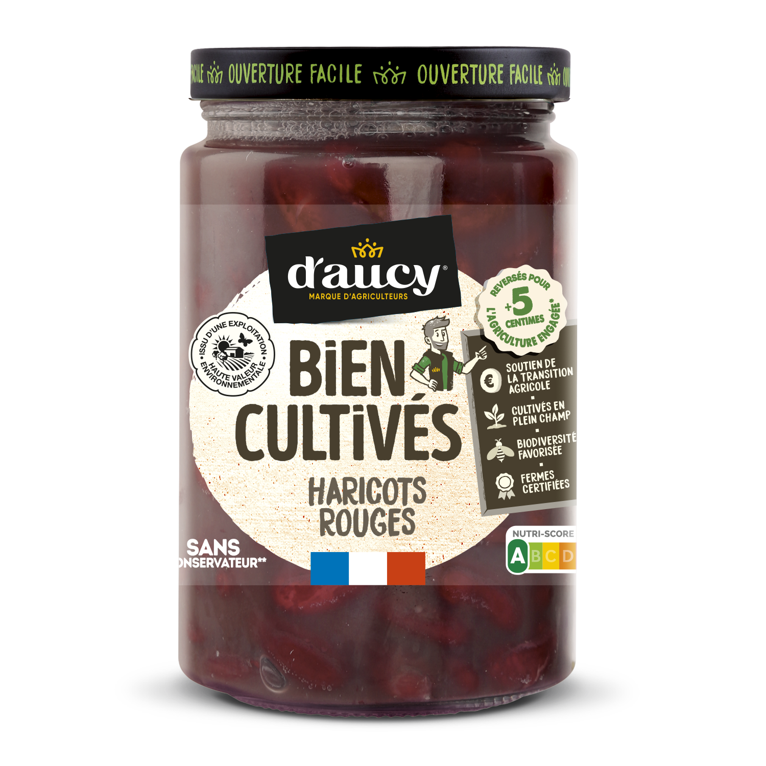 Haricots rouges “Bien Cultivés” - d'aucy