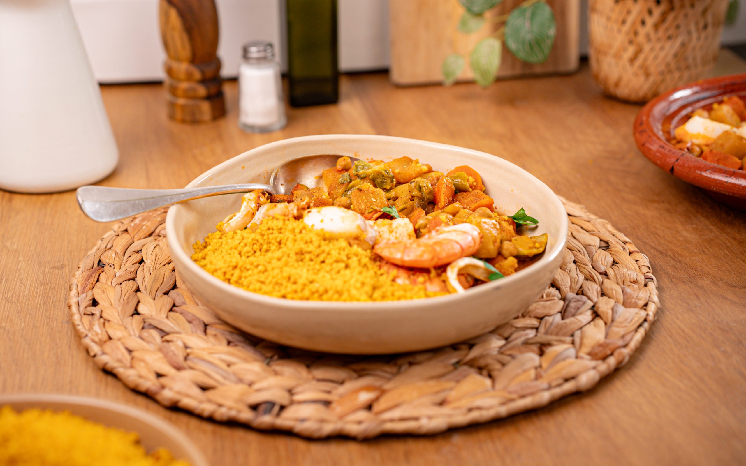 Couscous de la mer et ses légumes - Une recette d'aucy